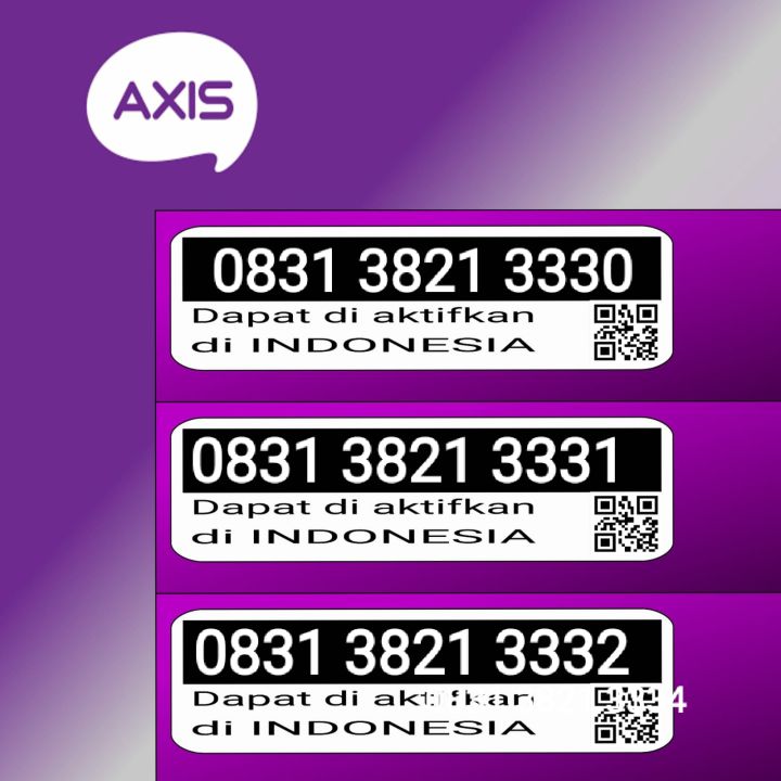 Nomor Cantik Axis