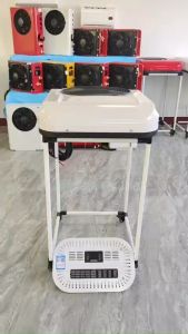 Điều hòa điện âm trần (úp nóc) chạy điện acquy. điện áp 12V - 24V. Dễ dàng lắp đặt. Giá rẻ - Bền - Đẹp - Tiết kiệm điện