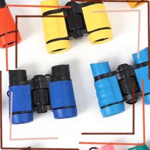 Folding Handle Non-slip Children Outdoor Game Toy Rubber Grip Children Binoculars Birthday Gift Children Gift