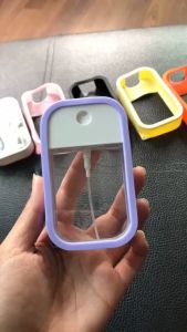 (10 ชิ้น) เคสซิลิโคนสเปรย์ พร้อมห่วงคล้อง สำหรับใส่ขวดสเปรย์แบบแบน #P386 เคสสเปรย์การ์ด