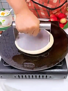 Dụng cụ ép bánh kẹp dạng tròn inox cao cấp khuôn ép thịt Hamburger loại tròn máy ép nướng bánh mì kẹp thịt  bằng thép không gỉ