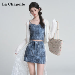 La Chapelle | Set bộ áo hai dây và chân váy ren xòe nữ