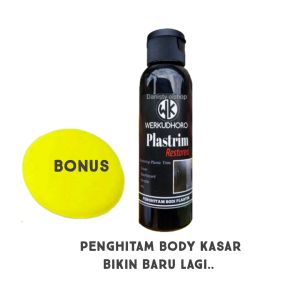 penghitam body motor plastrim restored body motor jadi baru  body kusam luntur pengkilap body