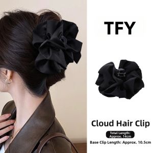 TFY | Large Decorative Bow Hair Clip For Big Hair Volume