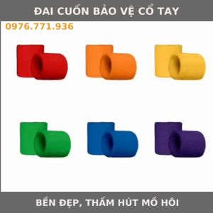 1 Đôi Đai Cuốn Cổ Tay Thể Thao Yoga Co Giãn Thấm Hút Mồ Hôi