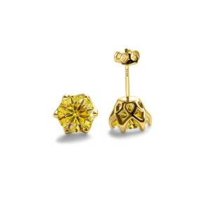 Hot Sale 925 Sterling Silver Ear Clips 0.5/1CT*2 D Color Moissanite Elegant Ear Clips Womens Fine Jewelry For Valentines Day