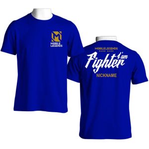 KAOS TSHIRT ML IM FIGHTER BAJU GAMER DEWASA KATUN COMBED 30S