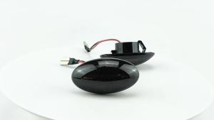 2Pcs Flowing Water Repeater Indicator Dynamic LED Side Marker Turn Signal Light For BMW MINI Cooper R50 R52 R53 2002-2008