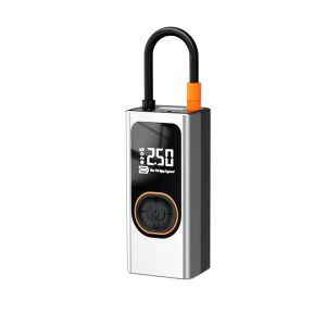 Car-mounted wireless inflation pump Portable car tire inflation pump Car-mounted automatic high-pressure inflation device Rapid inflation emergency start lighting emergency multi-function air pump