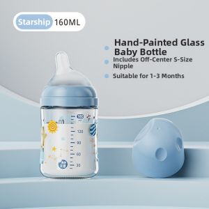 MENGHE | Anti Colic Breastlike Wide Mouth Baby Bottle