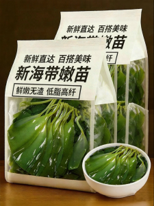 FANZUZHEN | Fresh Top-grade Seaweed Seedlings  Salted for Hotpot Salads and Soups