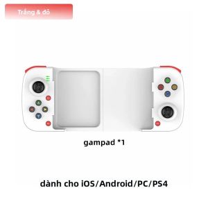 Tay Cầm Chơi Game Bluetooth Không Dây D3 Có Thể Kéo Dài Dành Cho Điện Thoại Di Động Android IOS PC - Điều Khiển Trò Chơi Bằng Cần Điều Khiển Với Cổng Type-C