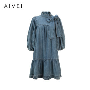 AIVEI | Autumn Sweet Princess Jean Dress