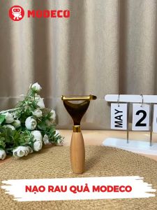 Nạo Rau Quả Modeco Bằng Thép Không Gỉ 316l - Dụng Cụ Bào Gọt Vỏ Củ Quả Đa Năng Cán Cầm Bằng Gỗ Sồi Lưỡi Dao Sắc Bén