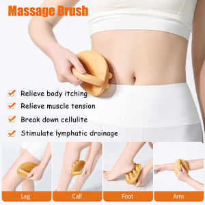 Agdoad 14 Beads Wooden Gua Sha Massager: A Relaxation & Anti-Cellulite Solution