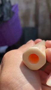 Pipa GG Asli Lokal Segilapan Polos 10cm Bening Mulus Tebal