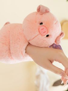Đồ Chơi Búp Bê Lợn Hồng Cho Bé Gái Vòng Tay Búp Bê Lợn Mềm Mại Dễ Thương Đồ Chơi Trẻ Em Đồ Trang Trí Cổ Tay Bằng Vải PP