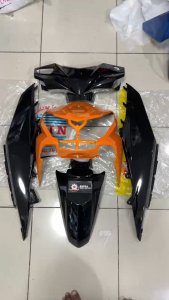 WIN - BODY HALUS HONDA BEAT FI 2013 2014 OREN HITAM STARTER KASAR