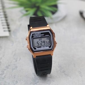Jam tangan Wanita Linary  Digital tali  rubber/silicon  digital original