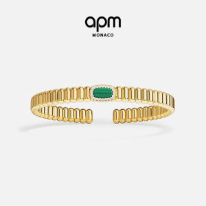 Yellow and Peacock Green Gemstone Bangle