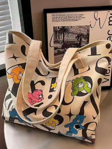 Large Capacity Tote Commuter New Print Casual Handbag Shoulder Bag