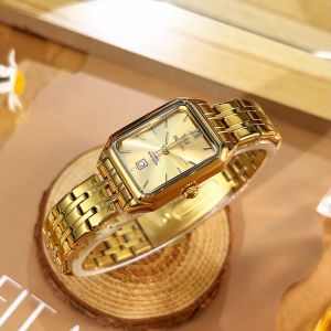 OLEVS watch for women waterproof original casual luminous calendar fashion simple stainless steel gold quartz ladies watch with accessories suitable for gift sets
