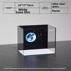 sunsun | Ultra Clear Desktop Aquarium for Lazy Landscape with Live Plants