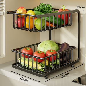 MENGBINFEN | Vegetable Drying Storage Rack Multi-level Organizer