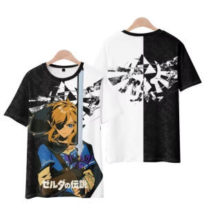 Bandai | 2026 Summer Legend of Zelda Game Peripheral Link Quick Drying Breathable Comfortable Short Sleeved Parent-child T-shirt