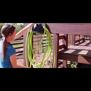 Heavy Duty Hose Hanger Pipes Reel Style Holder Wall Mounted Fence Garden Watering Irrigation Alat Simpan Paip