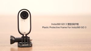 PULUZ For Insta360 GO 3 / GO 2 Body Plastic Protective Frame Cage with Screw & Quick Release Buckle