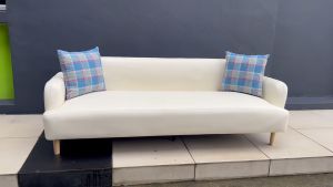 Nordic Minimalist Sofa / Contemporary Casual 3 Seater Sofa - FRM6357