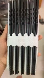 Bô 10 Đôi Đũa Nhựa Melamin Xoắn Đức Phúc Đũa Ăn Cơm Bền Chống Trượt