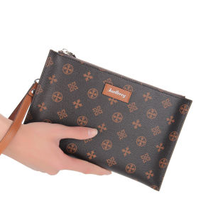 Baellerry | Túi Cầm Tay Nữ Baellerry In Họa Tiết Cổ Điển Chất Liệu PU Nhiều Ngăn Dung Tích Lớn Có Dây Đeo Tay Kiểu Dáng Phong Bì Thích Hợp Cho Các Buổi Tiệc Tùng