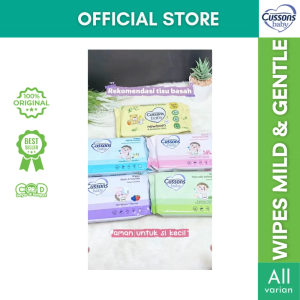 CUSSONS BABY Wipes | Tissue Basah Newborn Diaper Changing Tangan Mulut Antibacterial Multipurpose