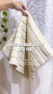 Pure cotton bath towel 70x140cm The fabric is comfortable soft and highly absorbent