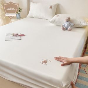 Suxuan | Cartoon Icy Silk New Style Washed Silk Slip-Resistant Bed Mattress Protector
