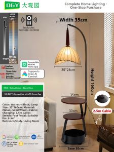 DGY | Retro Integrated Floor Lamp and Shelf