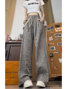 Quần Ống Rộng Xếp Ly Mỏng Mùa Hè Cho Nữ Quần Dài Ống Đứng Quần Dài Thường Ngày Quần Dài Ống Rộng Quần Dài Ống Rộng