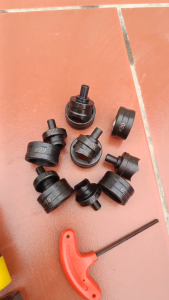 Máy đột lỗ tôn thủy lực cao cấp SYD-32  chuyên dụng cho thợ  hàng nội địa cao cấp