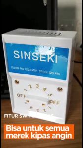 Regulator Switch Kipas Angin Plafon Gantung/Saklar Kipas Angin