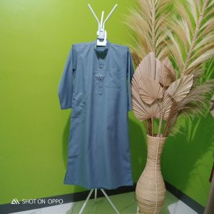 GAMIS JUBAH ANAK LAKI LAKI EMBOSE KANCING SNAP IMPORT