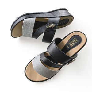 รองเท้าแตะผู้หญิง รองเท้าผู้หญิง สูง 2 นิ้ว งานผ้านิ่ม ใส่สบาย