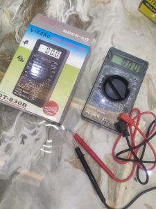 avo meter digital visero seharga 2bungkus rokok jarcok AC DC A Resistor Capasitor HFe Transistor
