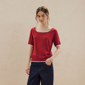 INMAN | Round Neck Thin Summer Womens Knitwear