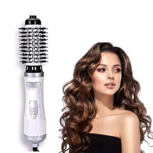 หวีหนีบผมอเนกประสงค์ 3-in-1 เครื่องเป่าผม เครื่องม้วนผม แหล่งจ่ายไฟฟ้า เครื่องม้วนผมอัตโนมัติแบบหลายหัว