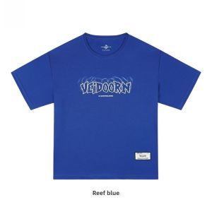 VEIDOORN Short Sleeve Reverse Basketball Clothes T-shirt Mens American Basketball Training Wear Sports Running Tops Breathable Mesh Tide