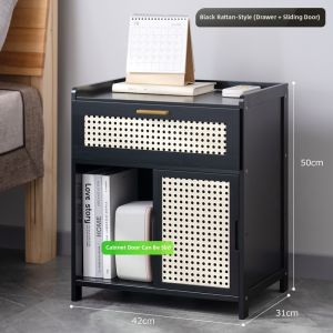 Modern Minimalist Small Bedside Table Creative Space-saving