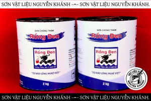 Sơn Chống Thấm Rồng Đen 2kg – Sơn Chống Thấm Tường Sàn Mái Ban Công Nhà Vệ Sinh Chống Dột Chống Rỉ Hiệu Quả