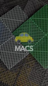 [Ready Stock] MACS Heavy Duty Car Wash Mat (40x40x1.8cm) Swisstrax and RaceDeck Style Design